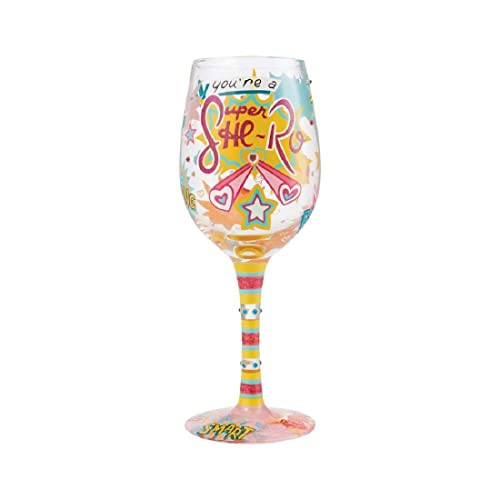 Enesco Lolita Super She-Ro Wine Glass