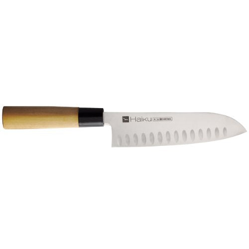 Chroma Haiku-santoku Knife-Fluted Blade Lenght 18cm, one size, silver