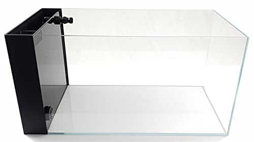 Lifegard Aquatics LIFEGARD Low Iron Ultra Clear Crystal Aquarium with Built in Side Filter ‚Äö√Ñ√¨ Rimless Glass, Beveled Edge, Peninsula Style ‚Äö√Ñ√¨ Directional Jet Flow ‚Äö√Ñ√¨ 7.43 GPH