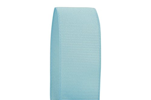 Ribbon Bazaar Solid Grosgrain Ribbon 1/4 inch Light Blue 50 Yards 100% Polyester