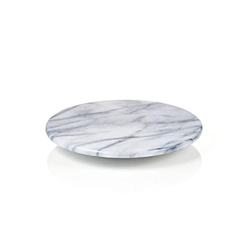 JEmarble Lazy Susan Trivet, 10-inch Tall, White