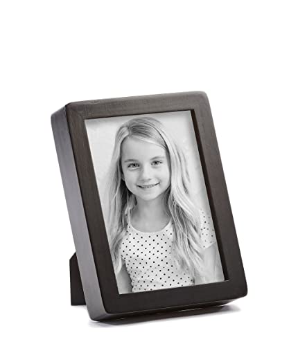 Giftcraft Black Photo Frame, Holds a 5 x 7 Photo, 9.9-inch Height, Poplar, MDF, Glass and Paper