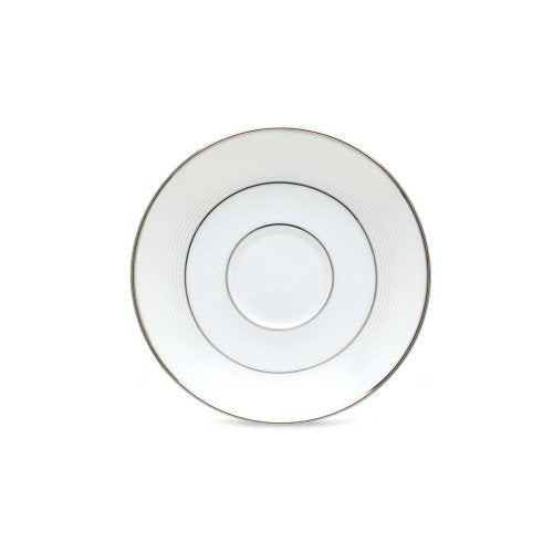 Lenox Opal Innocence Stripe Saucer, 0.50 LB, White