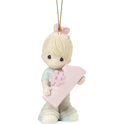 Precious Moments Number One Girl Ornament, Multi