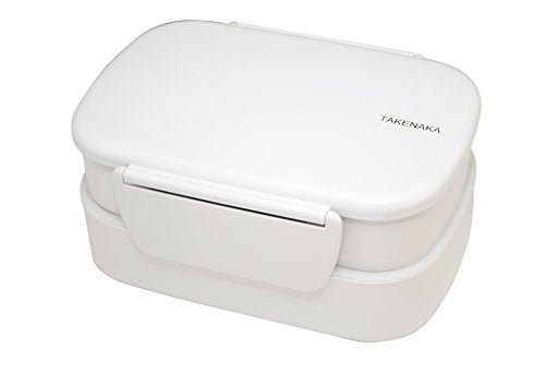 Takenaka 12-1202-05 Double Bento Box, White