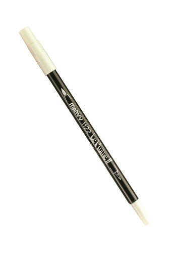 Uchida 1122-C-95 Marvy Extra Fine Tip Le Plume II Double Ender Marker Pen, Celadon