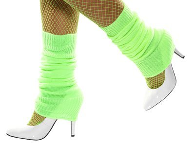 Smiffys womens Legwarmers Adult Sized Costumes, Green, One Size US