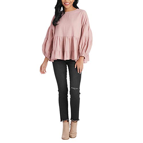 Mud Pie Goldie Flounce Top, Large