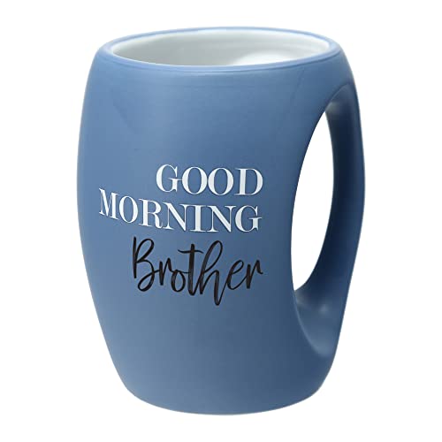 Pavilion Gift Company - Good Morning Brother 16 ounce Large Coffee Cup - Funny Coffee Mug, Sarcastic Coffee Mugs, Funny Mugs, Brother Birthday Thank You Christmas Gifts From Sister Brother