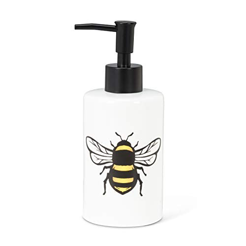 Abbott Collection  27-Buzz Yellow Bee Soap/Lotion Pump-7" H, 7 inches high, Mug