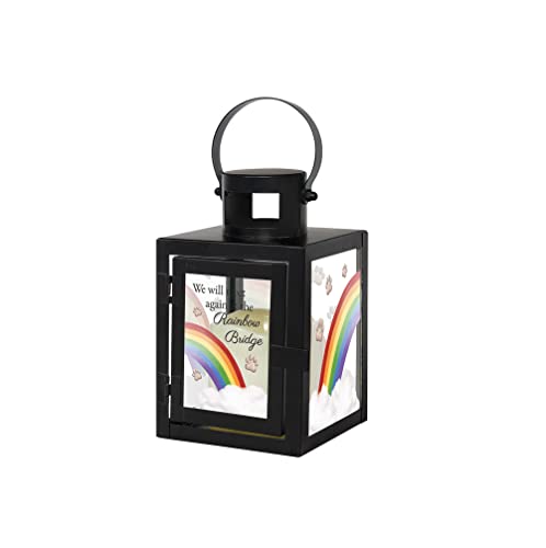 Carson 57622 Rainbow Bridge Lantern, 9.5-inch Height