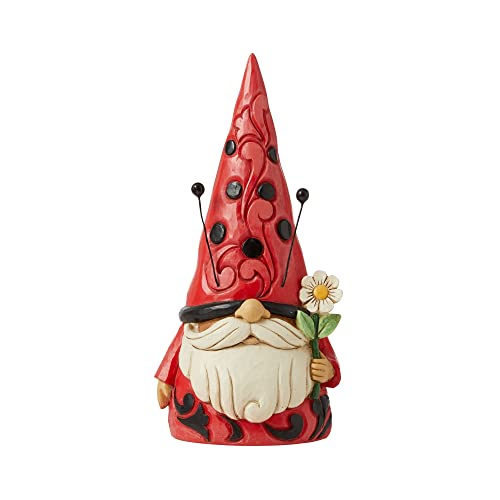 Enesco Jim Shore Heartwood Creek Ladybug Gnome Figurine