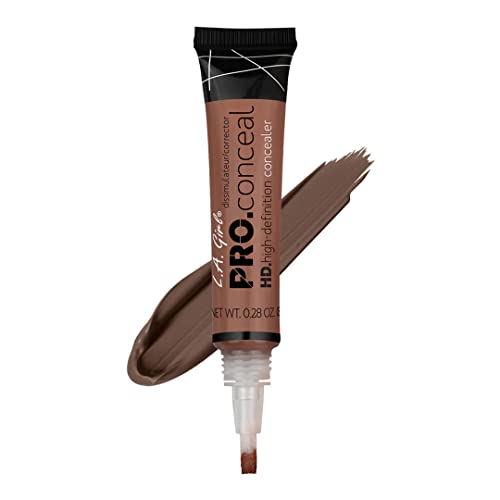 L.A. Girl Pro Conceal HD Concealer, Mahogany, 0.28 Ounce