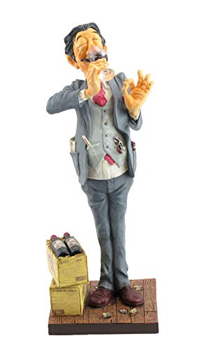 Guillermo Forchino Fo84007 Wine Taster Figurine, Resin, Multi-Coloured, 20 x 10 x 24 cm