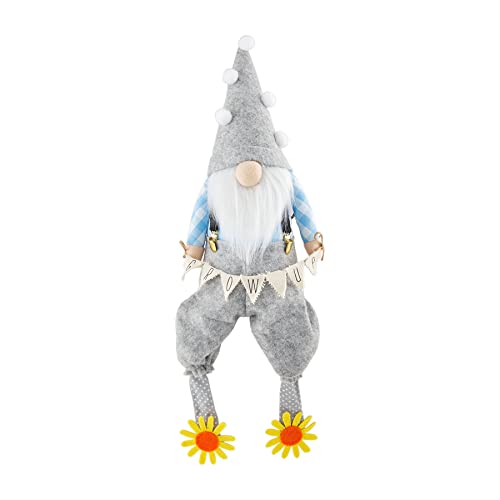 Mud Pie Garden Deluxe Dangle Gnome,23" x 7", Medium