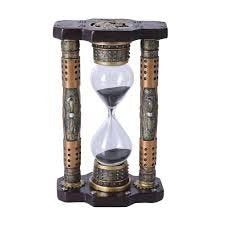 Pacific Trading YTC SUMMIT 8585 6.75 in. Steampunk Sand Timer - Gold