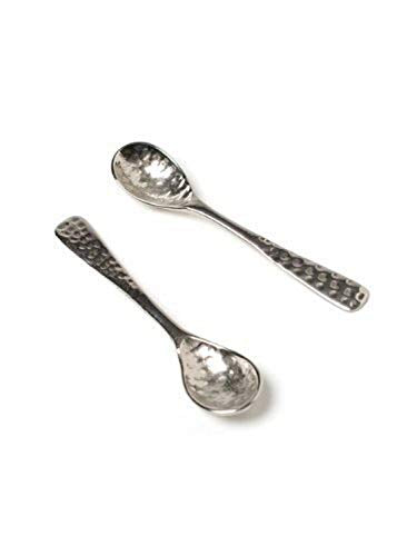 Abbott Collection  Nickle Plated Hammered Spoon (Mini)