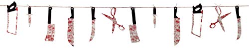 amscan 670155 Bloody Weapon Garland 7 1/2&