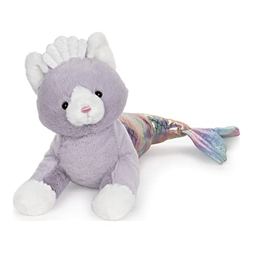 GUND Cat Mermaid with Rainbow Iridescent Tail Plush Stuffed Animal, 18"