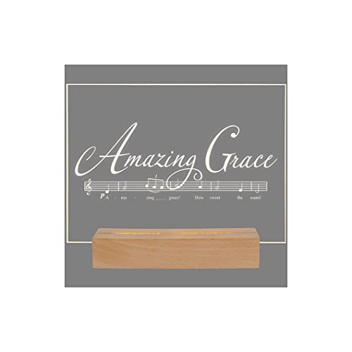 Carson 33306 Amazing Grace LED Decorative Sign, 7.75-inch Height