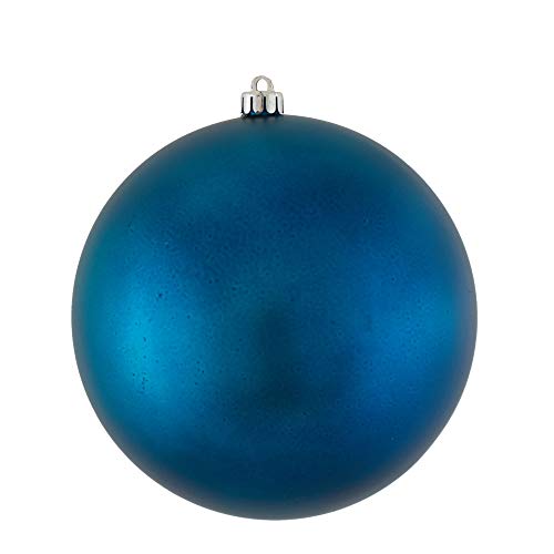 Vickerman 8" Sea Blue Matte Ball Ornament