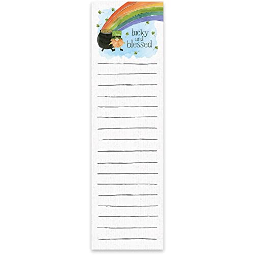 Primitives By Kathy 112651 Lucky and Blessed List Pad, 9.5-inch Height