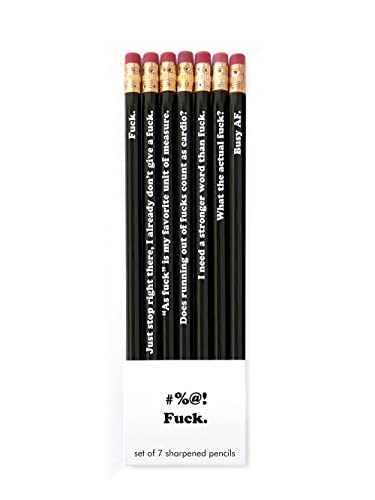 Snifty SPP7026 Fuck Carded Pencil, Set of 7