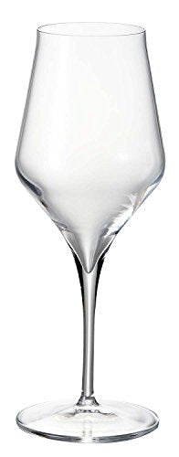 Luigi Bormioli Rocco Supermo 15.25 oz Chianti/Pinot Grigio Red Wine Glasses, Set of 2, Clear