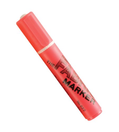 Uchida 622-C-F9 Marvy Broad Point Fabric Marker, Fluorescent Pink