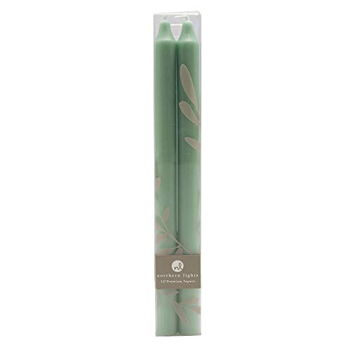 Northern Lights 12" Tapers 2 Pack (Eucalyptus)