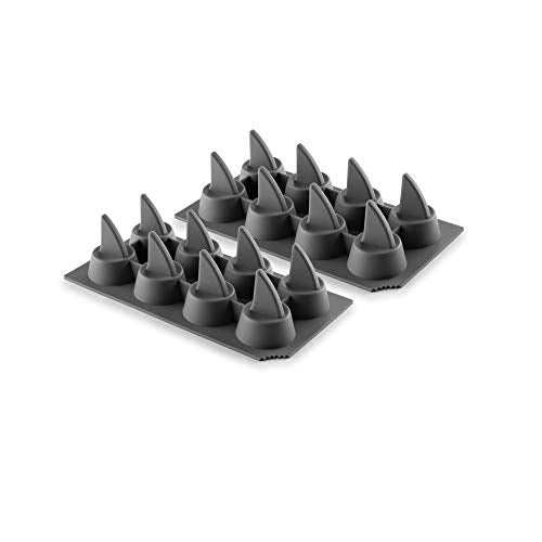 HIC Kitchen Shark Fin Ice Cube Tray and Mold