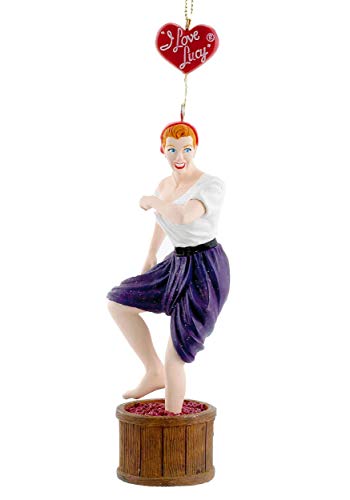 5" "I LOVE LUCY" STOMPING WINE GRAPES ORNAMENT by Kurt Adler