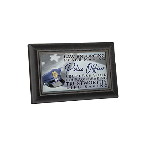 Carson Home Message Bar Framed, 6-inch Length, Small (Police Officer)