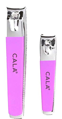 Cala Soft touch orchid nail clipper duo