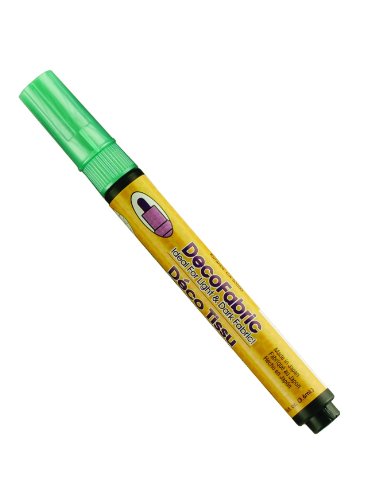 Uchida 222-C-P4 Marvy Deco Fabric Fine Point Tip Pearl Marker, Green