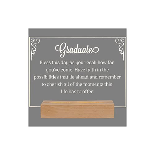 Carson 33315 Graduate LED Decorative Sign, 7.75-inch Height