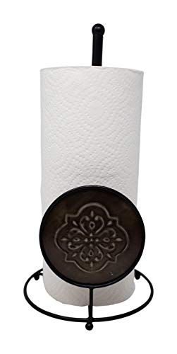 Boston Warehouse Medallion Paper Towel Holder, Metal