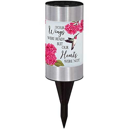 Carson Home 23075 Your Wings Memorial Solar Garden Stakes, 6.13-inch Height