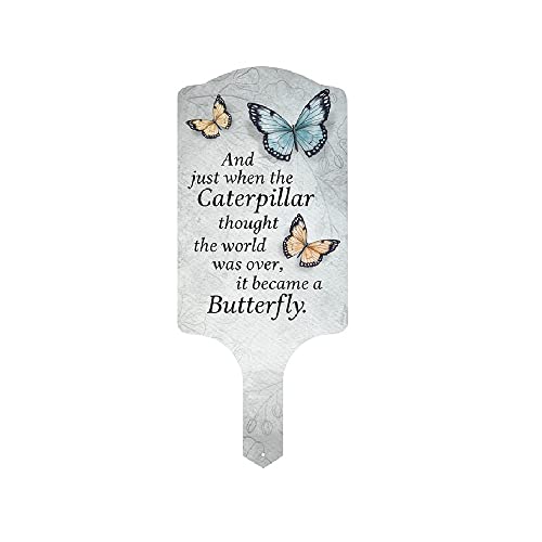 Carson 14461 Butterfly Memorial Garden Stake, 15.5-inch Height