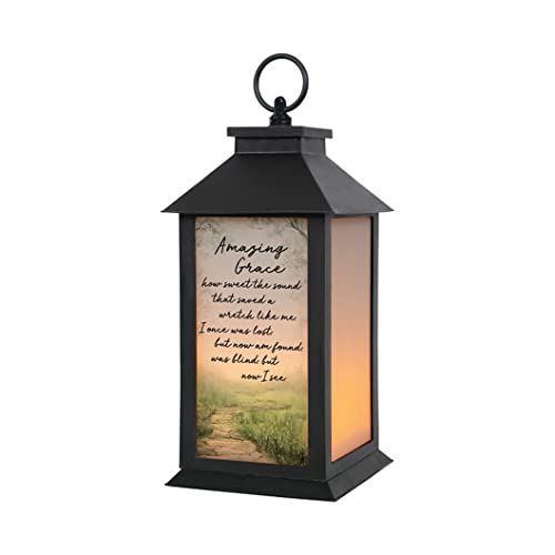 Carson 57598 Amazing Grace Decorative Candle Lantern, 13-inch Height