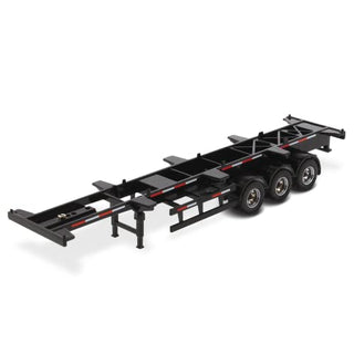 40' Skeleton Trailer Black Transport Series 1/50 Diecast Model by Diecast Masters 91024