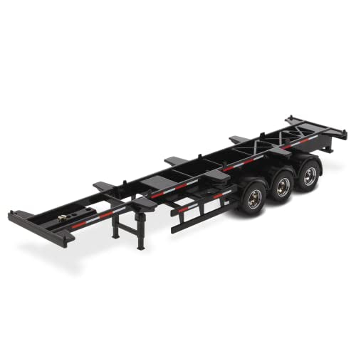 40' Skeleton Trailer Black Transport Series 1/50 Diecast Model by Diecast Masters 91024