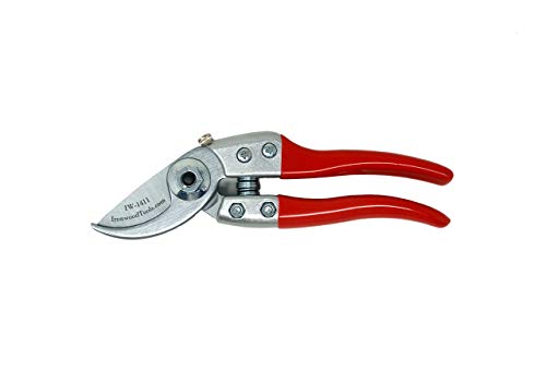 Garden Works Ironwood Tool Company Quick Release, Never Fail Lock, Small 7‚Äö√Ñ√π Bypass Pruner Cutter IW1411 with Sap Grove