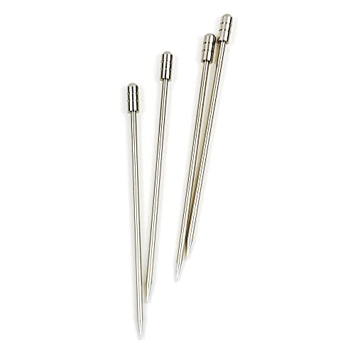 RSVP International Endurance 18/8 Stainless Steel Cocktail and Appetizer Pick, Set of 16