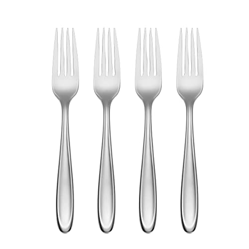 Lenox Cantera Dinner Forks, Set of 4, 0.55, Metallic