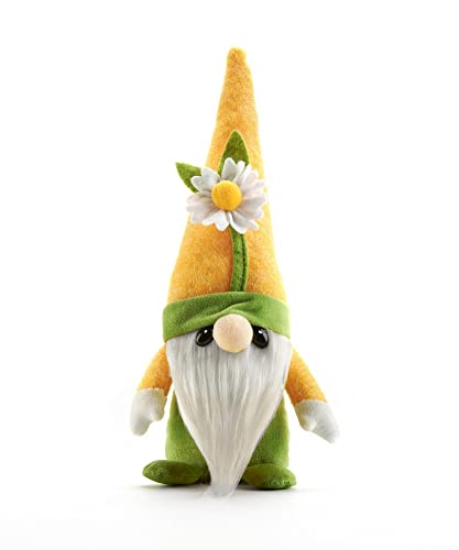 Giftcraft 473926 Flower Gnome, 9 inch, Polyester, Daisy