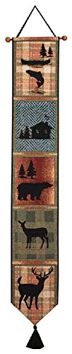 Manual TBPBLD Woodworkers & Weavers Tapestry Bell Pull, Bear Lodge