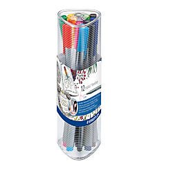 Pens Staedtler Fineliner triplus 12 Pieces Porous Point Pen (334 PR12JB)