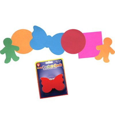 Hygloss Products Pocket Cards - Circle Paper Cut-Outs - Great for Pocket Charts - Teach Colors & Shapes - 6 Assorted Vibrant Colors - 2 Inches - 100 Pcs, (61523)