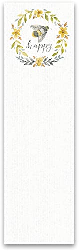Primitives by Kathy Happy Bee Themed Decorative Magnetic Paper List Notepad